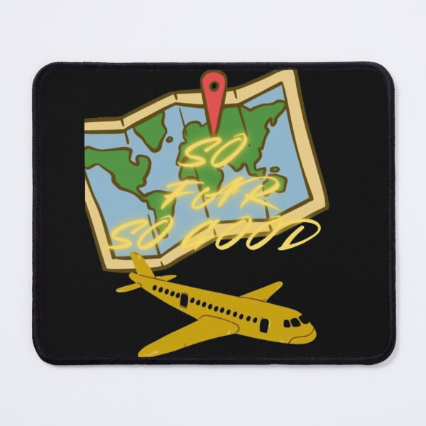 Item preview, Travel & Wanderlust So Far So Good - Airplane Map Design designed and sold by Farahsalama.