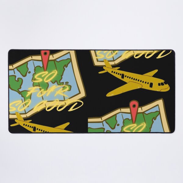 Item preview, Travel & Wanderlust So Far So Good - Airplane Map Design designed and sold by Farahsalama.