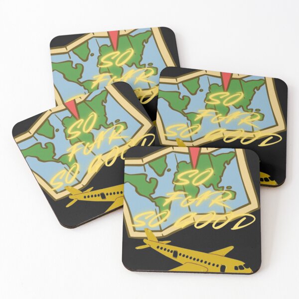 Item preview, Travel & Wanderlust So Far So Good - Airplane Map Design designed and sold by Farahsalama.