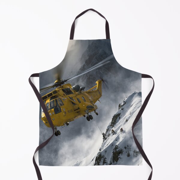 Item preview, RAF Sea King Rescue Over The Peaks Illustration designed and sold by Skyframe Aviation.