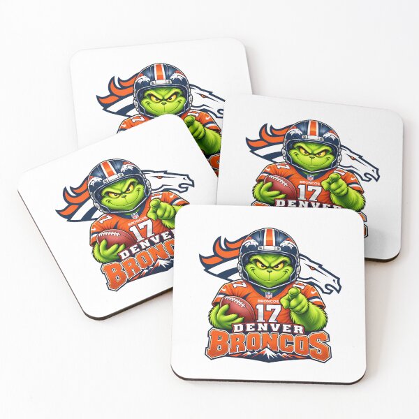 Item preview, Grinch  Denver Broncos Football Fan Game Day designed and sold by carlocurley.