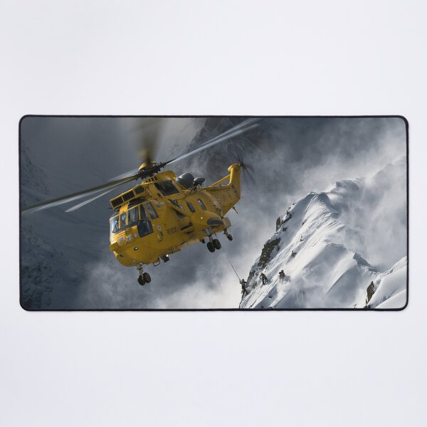 Item preview, RAF Sea King Rescue Over The Peaks Illustration designed and sold by Skyframe Aviation.