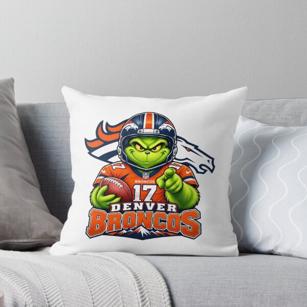 Item preview, Grinch  Denver Broncos Football Fan Game Day designed and sold by carlocurley.
