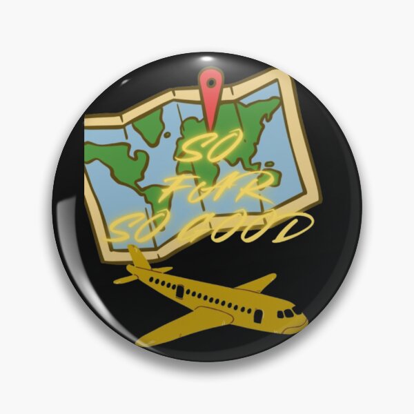 Item preview, Travel & Wanderlust So Far So Good - Airplane Map Design designed and sold by Farahsalama.