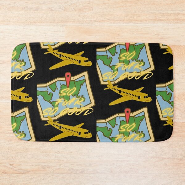 Item preview, Travel & Wanderlust So Far So Good - Airplane Map Design designed and sold by Farahsalama.