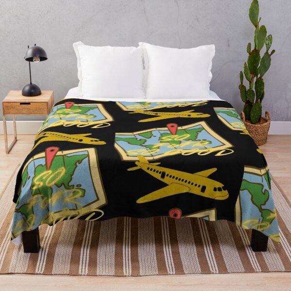 Item preview, Travel & Wanderlust So Far So Good - Airplane Map Design designed and sold by Farahsalama.