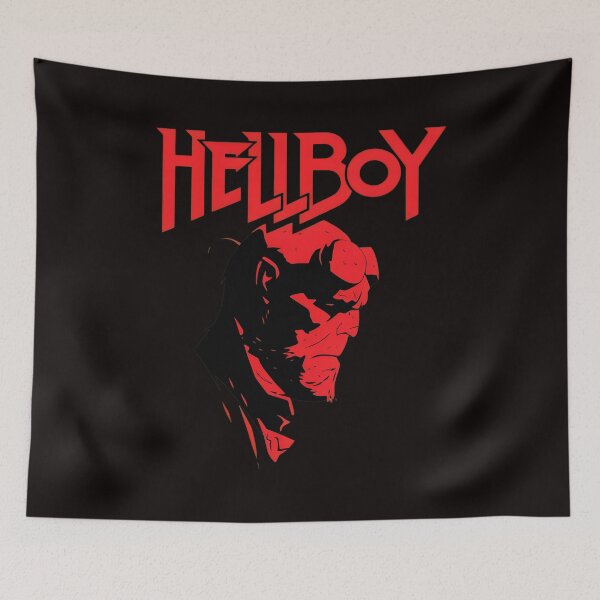 Item preview, Powerful Red Hellboy Silhouette designed and sold by PowellMark1234.