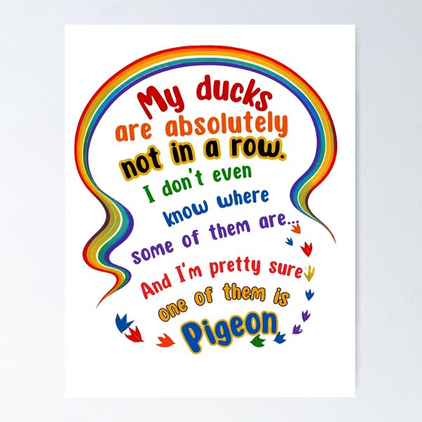 Artikelvorschau, Ducks In A Row entworfen und verkauft von LaughandLaugh.