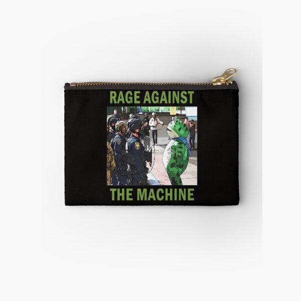Item preview, Frog Mascot Facing Officers designed and sold by AmberTown.