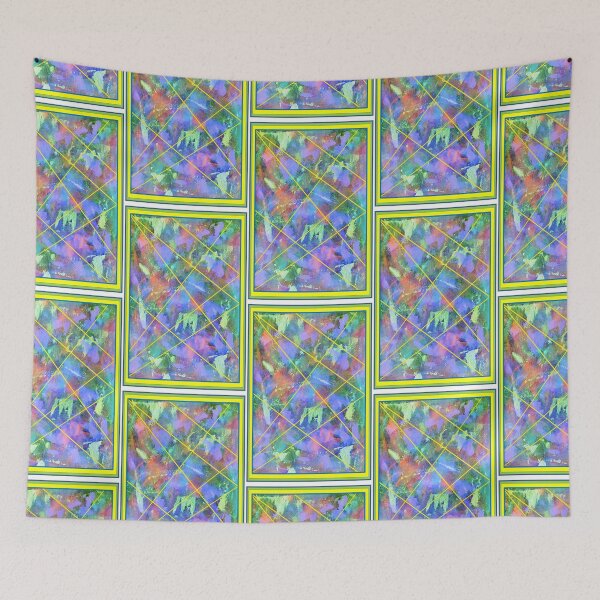 Item preview, Blue Stained Glass designed and sold by GiftsbyNaomi.