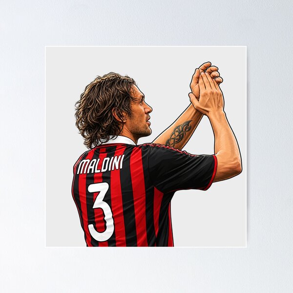 Item preview, Maldini Milan 3 designed and sold by VRedBaller.