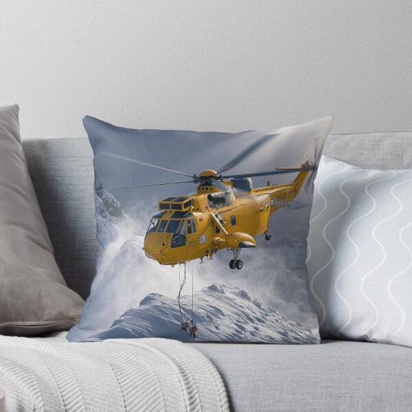 Item preview, RAF Sea King Winter Rescue Aviation Illustration designed and sold by Skyframe Aviation.