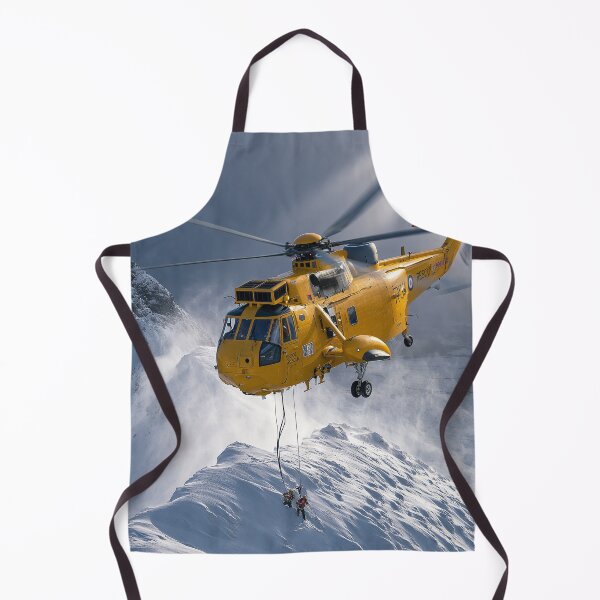 Item preview, RAF Sea King Winter Rescue Aviation Illustration designed and sold by Skyframe Aviation.