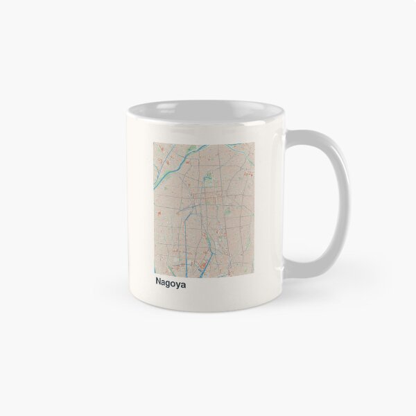 Item preview, Nagoya Minimalistic Map Art designed and sold by MapsNerd.