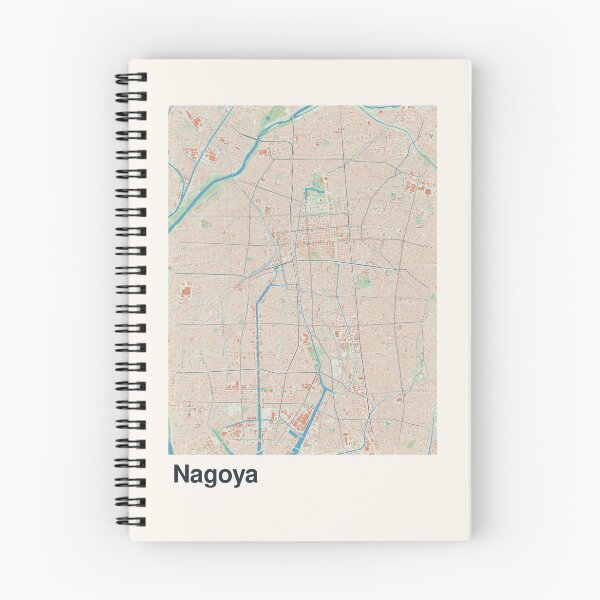 Item preview, Nagoya Minimalistic Map Art designed and sold by MapsNerd.