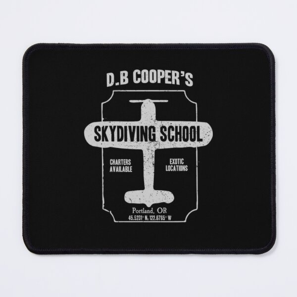 Item preview, DB Coopers Skydiving School True Crime Airplane Men designed and sold by AARABwino.