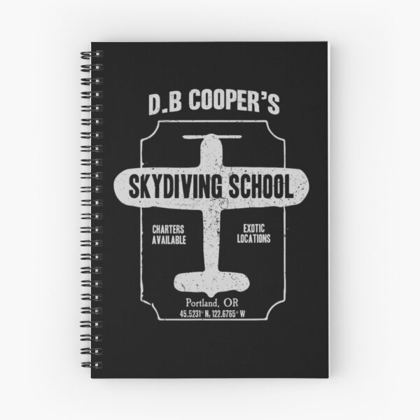 Item preview, DB Coopers Skydiving School True Crime Airplane Men designed and sold by AARABwino.