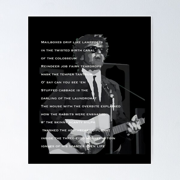 Item preview, Mailboxes Drips Like Lampposts Lyric designed and sold by Tmer-N5lawi.