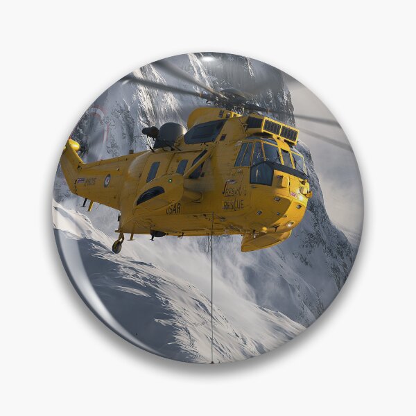 Item preview, RAF Sea King Mountain Lifeline Aviation Illustration designed and sold by Skyframe Aviation.