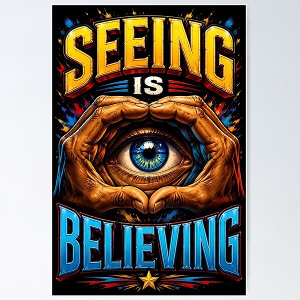 Item preview, SEEING IS BELIEVING designed and sold by Smoothseer.
