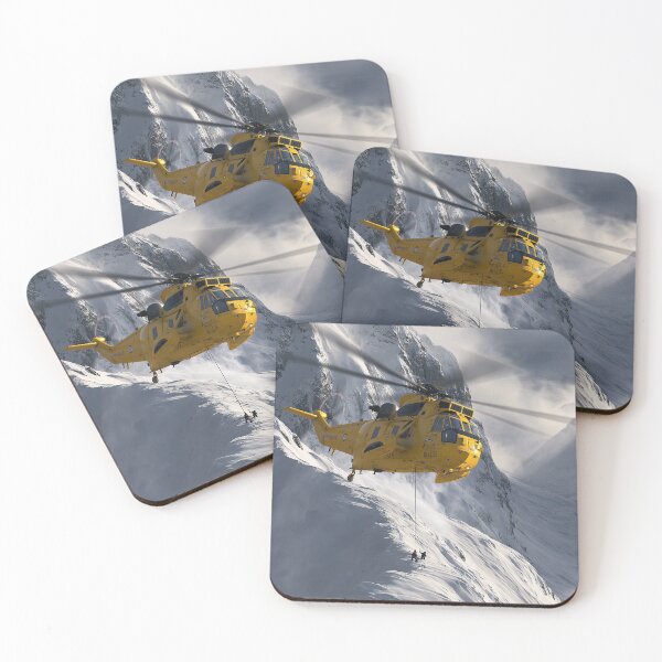 Item preview, RAF Sea King Mountain Lifeline Aviation Illustration designed and sold by Skyframe Aviation.