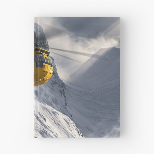 Artikelvorschau, Illustration der RAF Sea King Mountain Lifeline Aviation entworfen und verkauft von Skyframe Aviation.