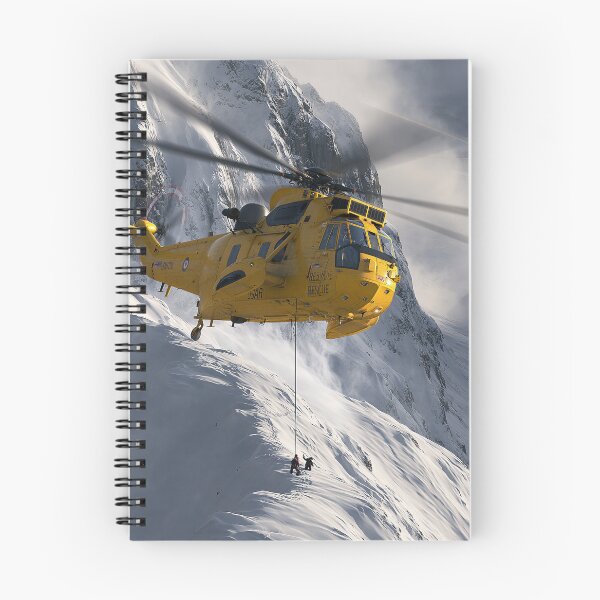 Item preview, RAF Sea King Mountain Lifeline Aviation Illustration designed and sold by Skyframe Aviation.