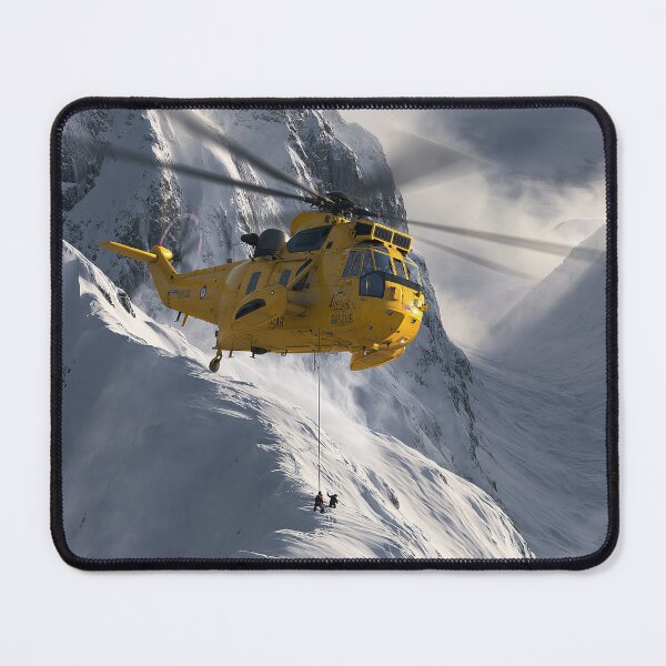 Item preview, RAF Sea King Mountain Lifeline Aviation Illustration designed and sold by Skyframe Aviation.