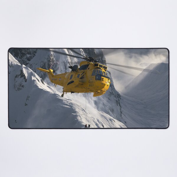 Item preview, RAF Sea King Mountain Lifeline Aviation Illustration designed and sold by Skyframe Aviation.