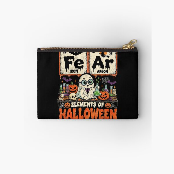 Item preview, Fe Ar Elements of Halloween Science Periodic Table Cute Ghost Chemistry Joke designed and sold by schoolofbullies.