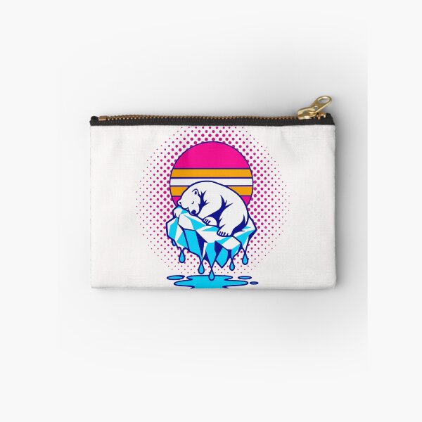 Item preview, Retro Sleeping Polar Bear Melting Ice Pop Art designed and sold by KungPowUnicorn.