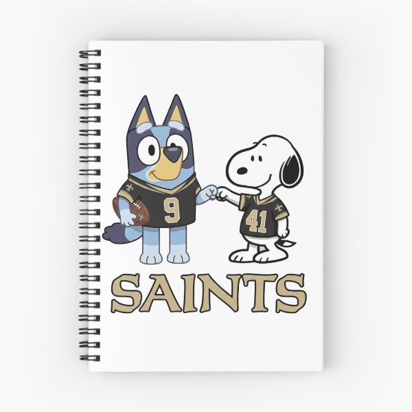 Item preview, Bluey And Snoopy New Orleans Football Buddies designed and sold by DamianRoy88.