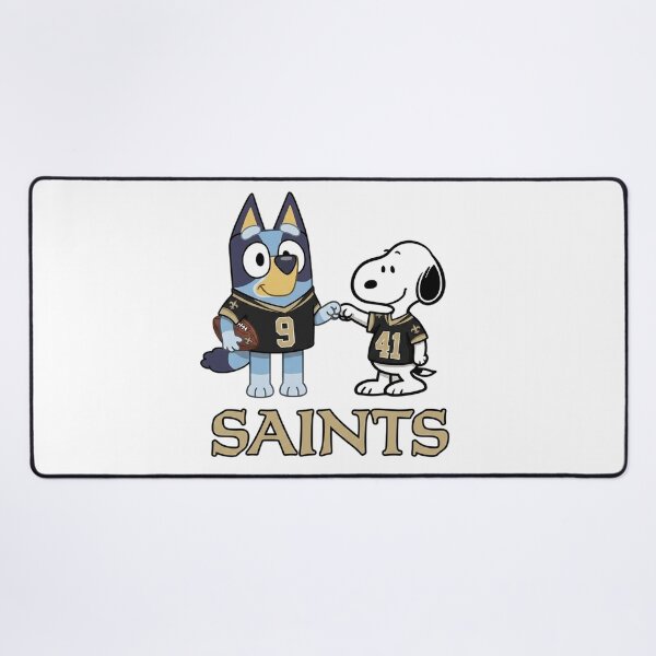 Item preview, Bluey And Snoopy New Orleans Football Buddies designed and sold by DamianRoy88.
