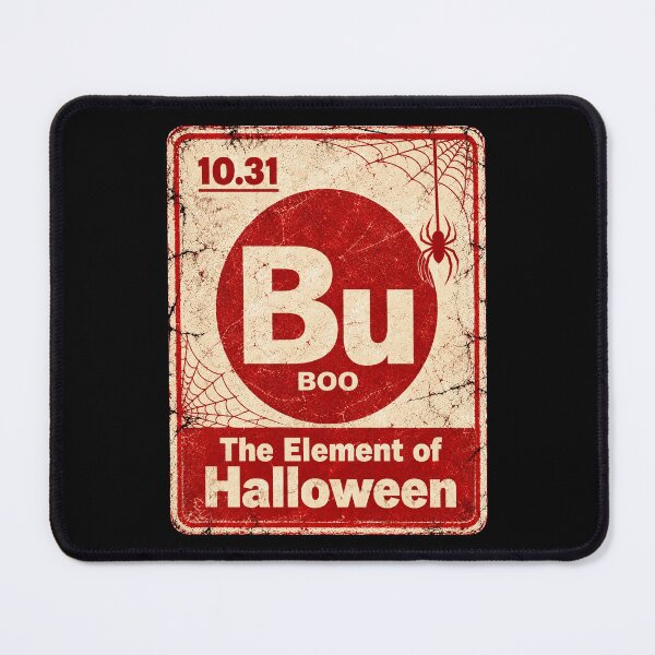 Item preview, Bu Boo The Element of Halloween Science Periodic Table Vintage Grunge Spider designed and sold by elongatedjazz.