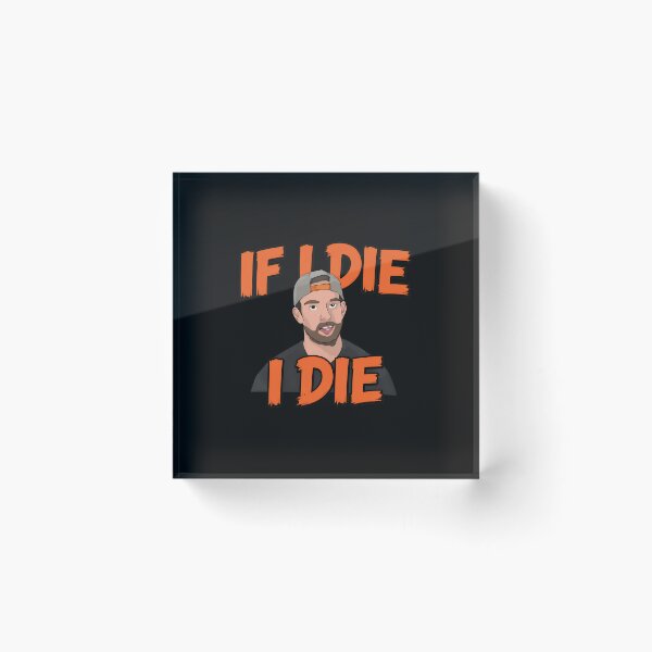 Item preview, If I Die I Die Man Portrait Illustration designed and sold by RicharVanTassel.