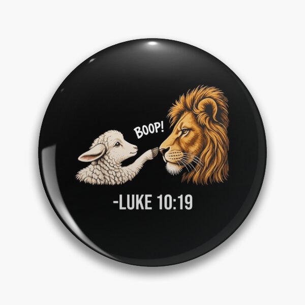 Item preview, Lion And Lamb Luke 10 19 Christian Bible Verse Boop designed and sold by haitrieuic96.