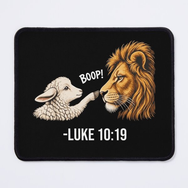 Item preview, Lion And Lamb Luke 10 19 Christian Bible Verse Boop designed and sold by haitrieuic96.
