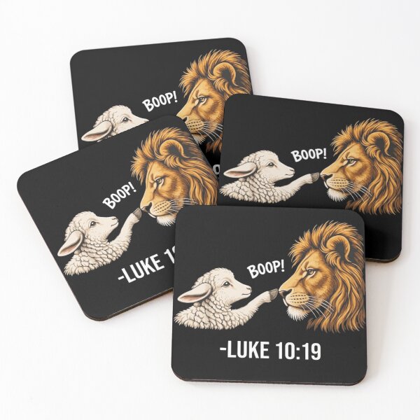 Item preview, Lion And Lamb Luke 10 19 Christian Bible Verse Boop designed and sold by haitrieuic96.