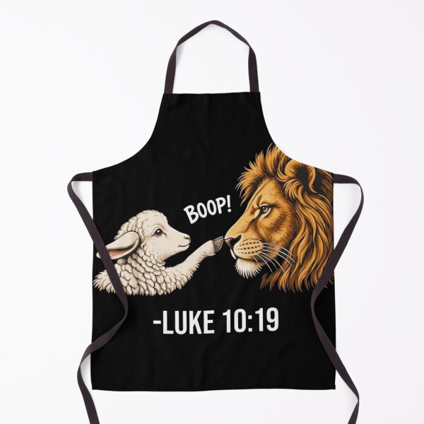 Item preview, Lion And Lamb Luke 10 19 Christian Bible Verse Boop designed and sold by haitrieuic96.