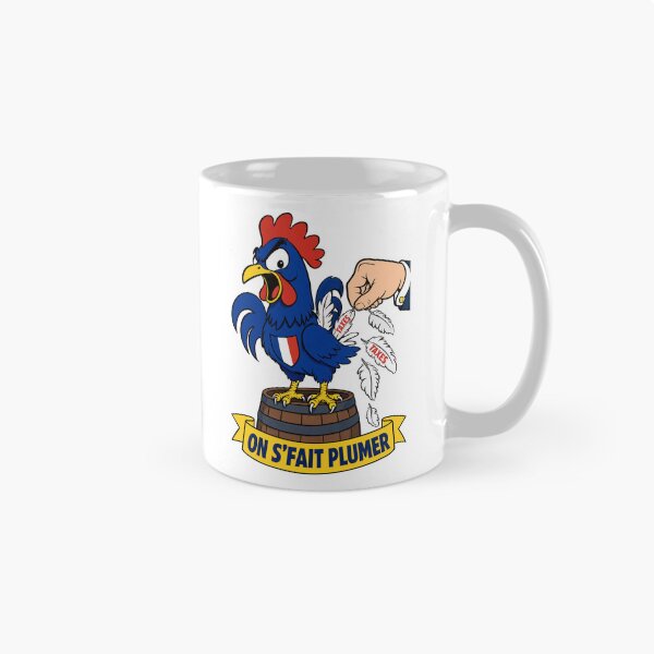 Item preview, The Plucked Rooster - French Tax Humor & Tax Frustration designed and sold by digital.stickerperso.com.