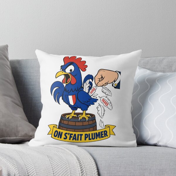 Item preview, The Plucked Rooster - French Tax Humor & Tax Frustration designed and sold by digital.stickerperso.com.