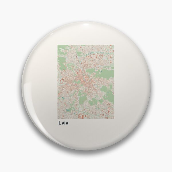 Item preview, Lviv Minimalistic Map Art designed and sold by MapsNerd.