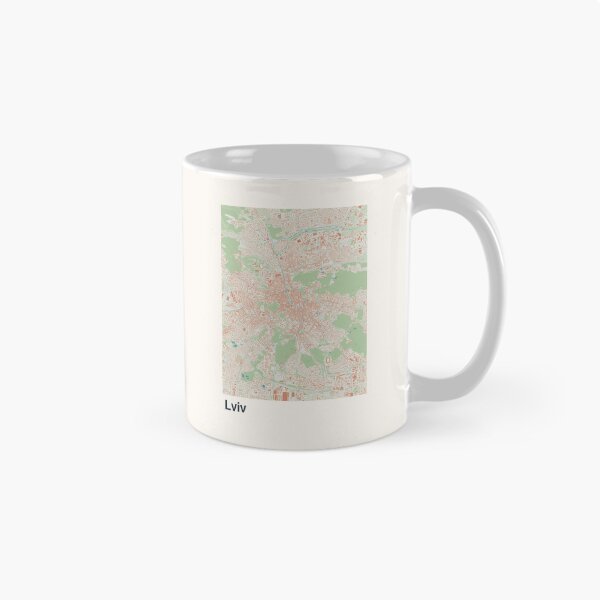 Item preview, Lviv Minimalistic Map Art designed and sold by MapsNerd.