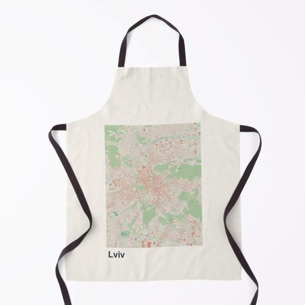 Item preview, Lviv Minimalistic Map Art designed and sold by MapsNerd.