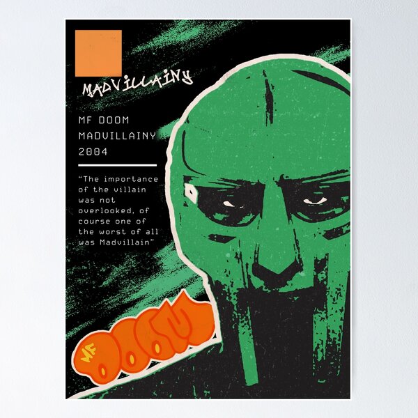 Item preview, MF DOOM Design designed and sold by KaanCepts.
