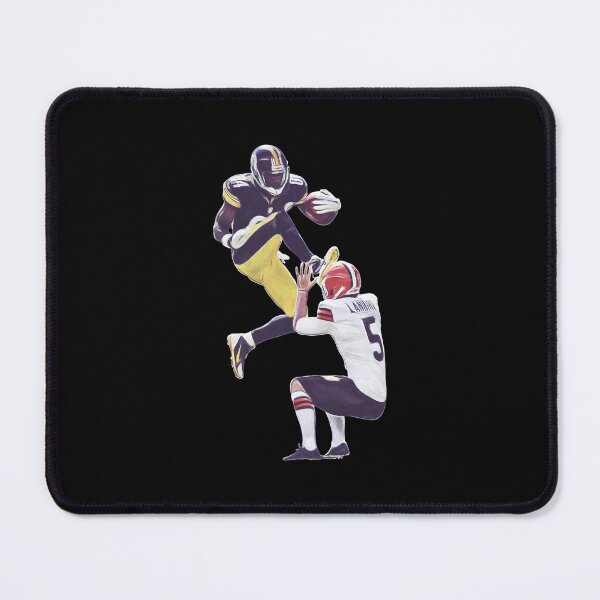 Item preview, Iconic Hurdle Kick Football Moment Art designed and sold by LANCELIAMS.