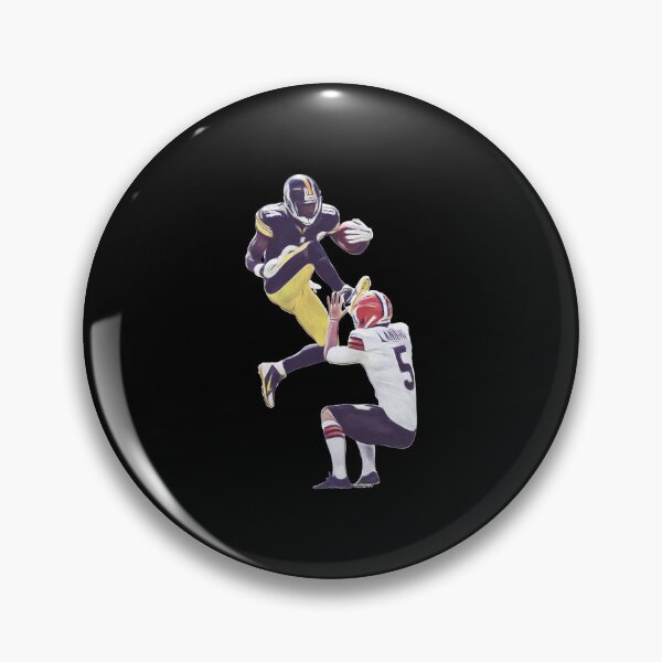 Item preview, Iconic Hurdle Kick Football Moment Art designed and sold by LANCELIAMS.