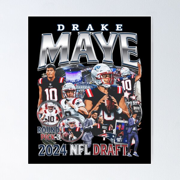Item preview, Drake Maye New England Draft 2024 Bootleg Style designed and sold by LANCELIAMS.