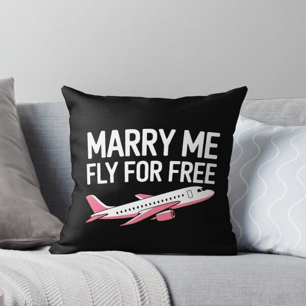 Item preview, Marry Me Fly For Free Aviation Humor- designed and sold by Tmer-N5lawi.