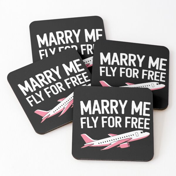 Item preview, Marry Me Fly For Free Aviation Humor- designed and sold by Tmer-N5lawi.